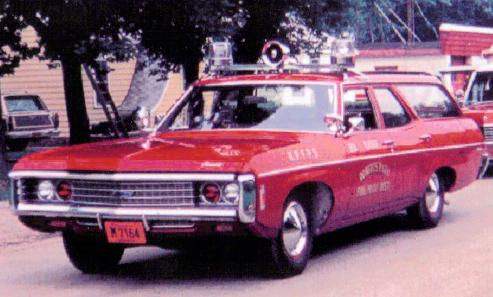 Car 300. 1969 Chevy Caprice Station Wagon. Used as the Fire Chief's car.